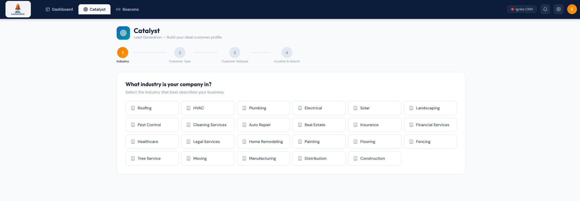 Catalyst Dashboard